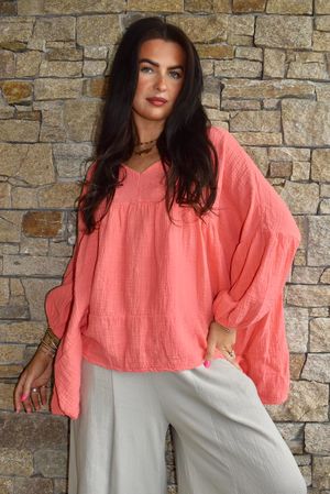 Suri Cushion Cotton Artist Smock Watermelon 